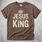 Printify T-Shirt Espresso / S Jesus Is King