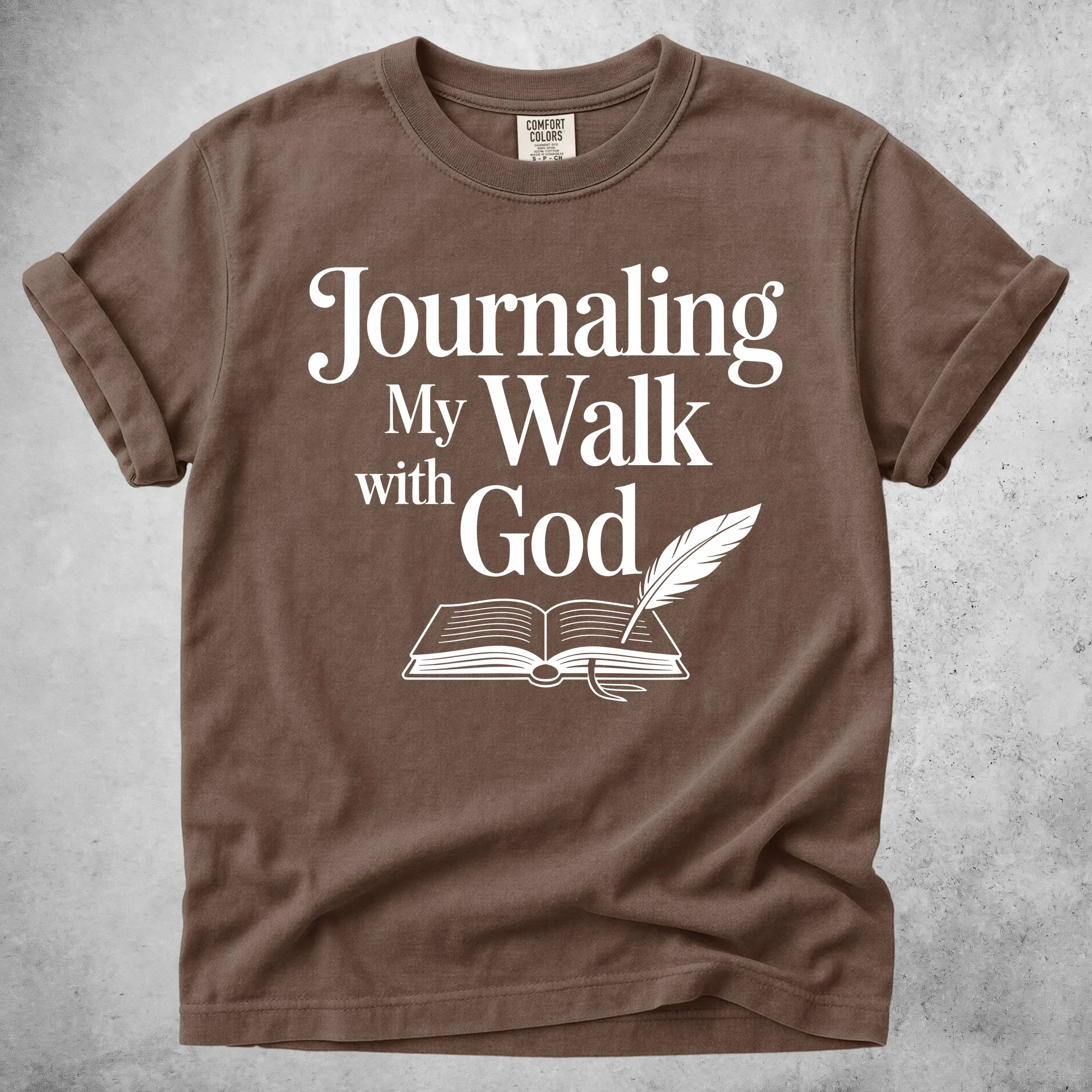 Printify T-Shirt Espresso / S Journaling My Walk with God T-Shirt
