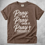 Printify T-Shirt Espresso / S Pray On T-Shirt