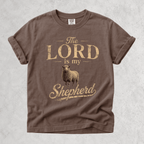 Printify T-Shirt Espresso / S The Lord Is My Shepherd