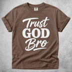 Printify T-Shirt Espresso / S Trust GOD Bro T-Shirt