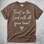 Printify T-Shirt Espresso / S Trust in the Lord T-Shirt