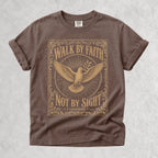 Printify T-Shirt Espresso / S Walk By Faith