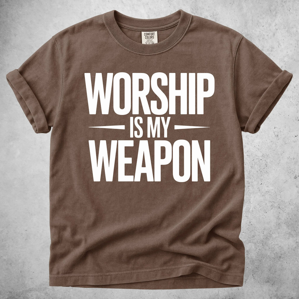 Printify T-Shirt Espresso / S WORSHIP - T-Shirt