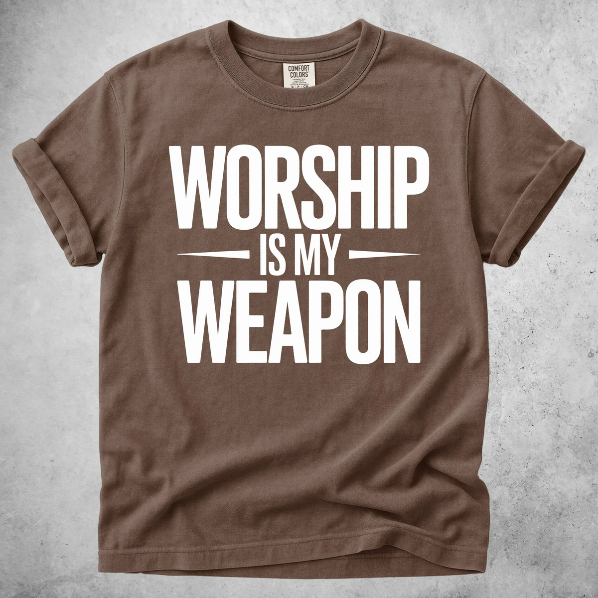 Printify T-Shirt Espresso / S WORSHIP - T-Shirt