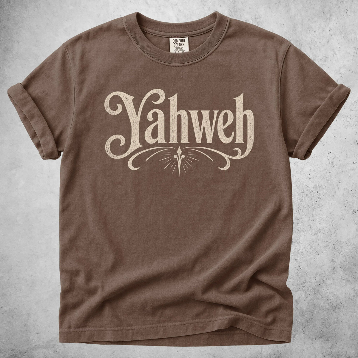 Printify T-Shirt Espresso / S Yahweh T-Shirt