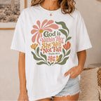 Printify T-Shirt God Is Within Her