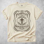 Printify T-Shirt Ivory / S Fearfully and Wonderfully Made – Psalm 139:14 T-Shirt