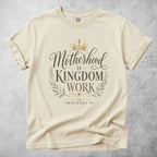 Printify T-Shirt Ivory / S Motherhood Is Kingdom Work – Proverbs 31 T-Shirt