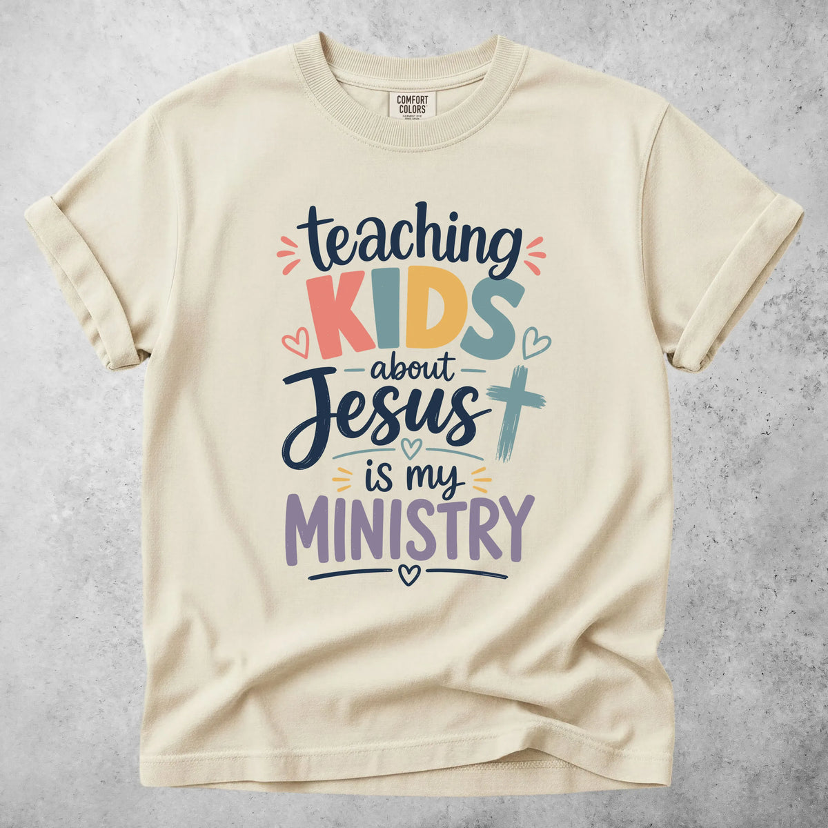 Printify T-Shirt Ivory / S Teaching KIDS