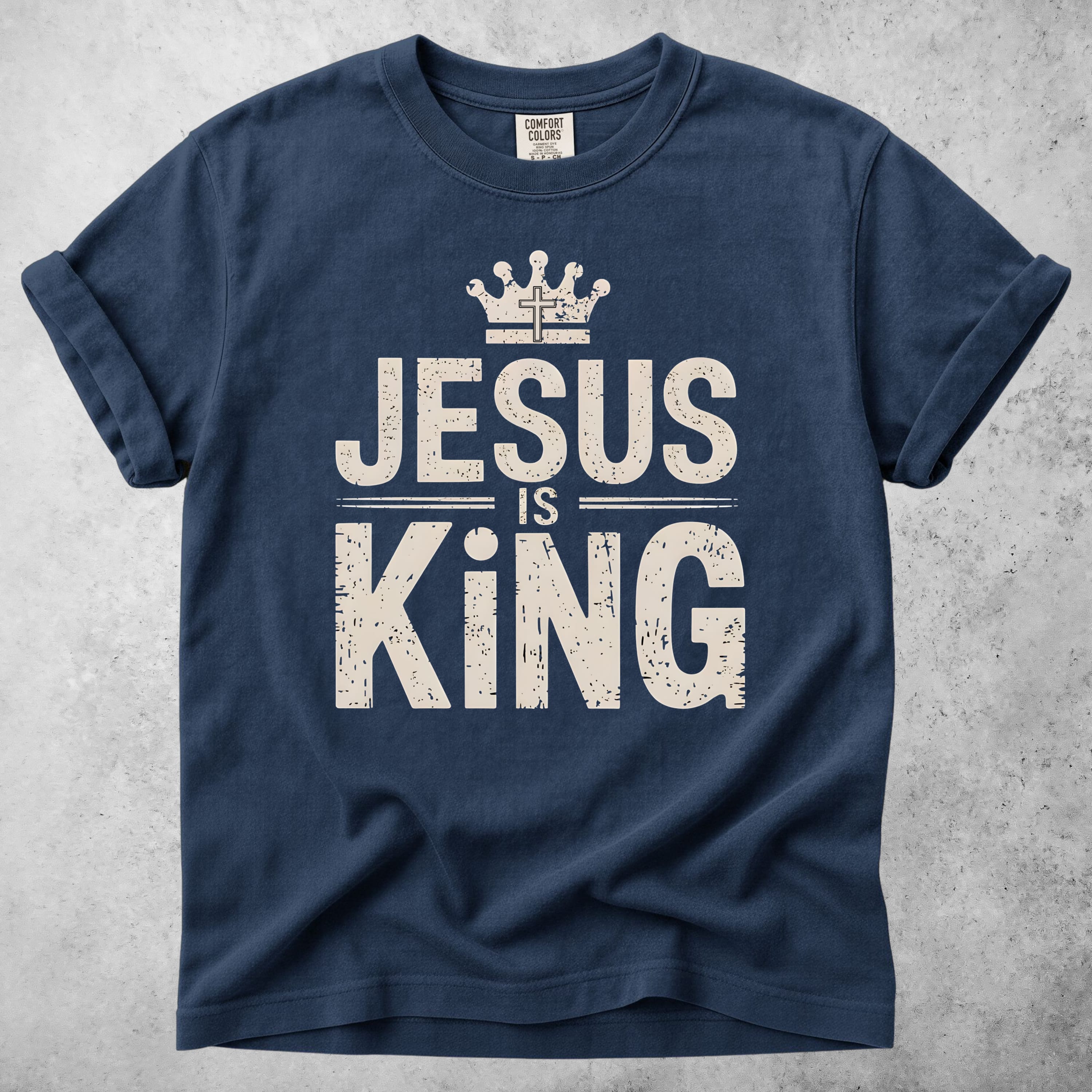 Printify T-Shirt Jesus Is King