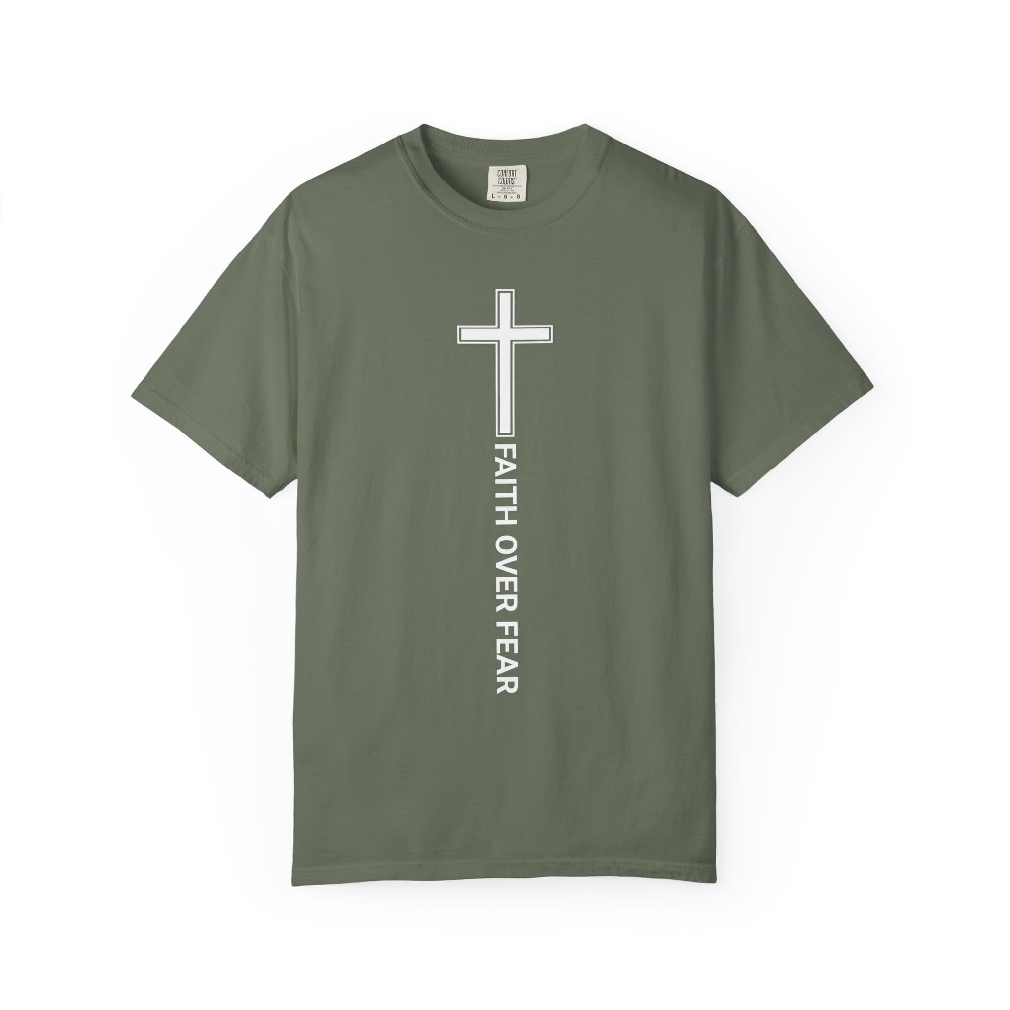 Printify T-Shirt Moss / 3XL Faith Over Fear T-Shirt