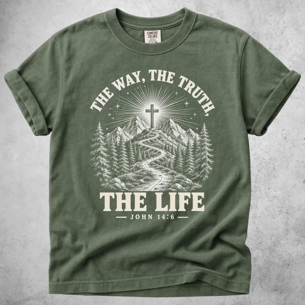 Printify T-Shirt Moss / M The Way T-Shirt