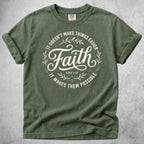 Printify T-Shirt Moss / S Faith T-Shirt