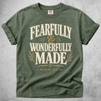Printify T-Shirt Moss / S Fearfully and Wonderfully T-Shirt