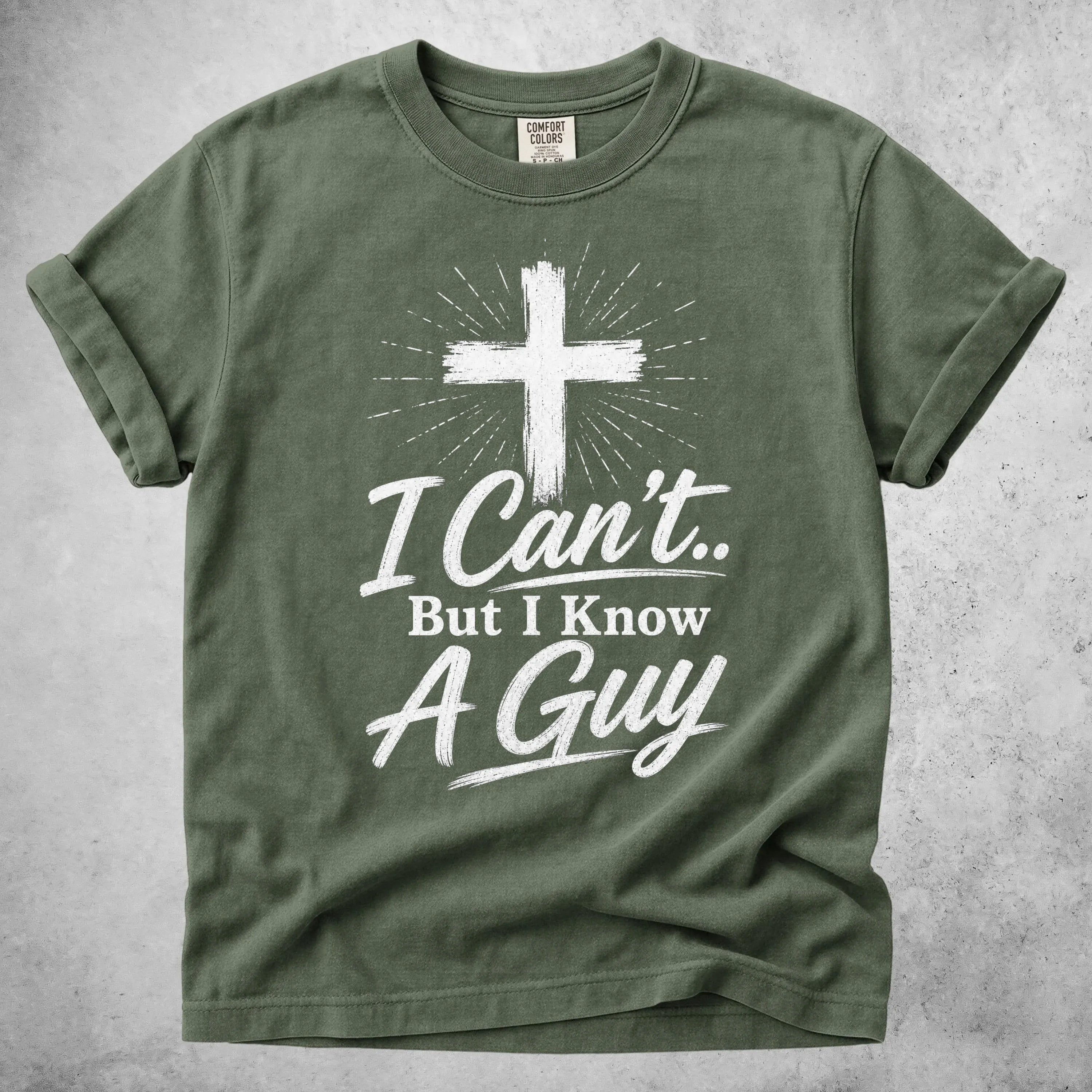 Printify T-Shirt Moss / S I Can't