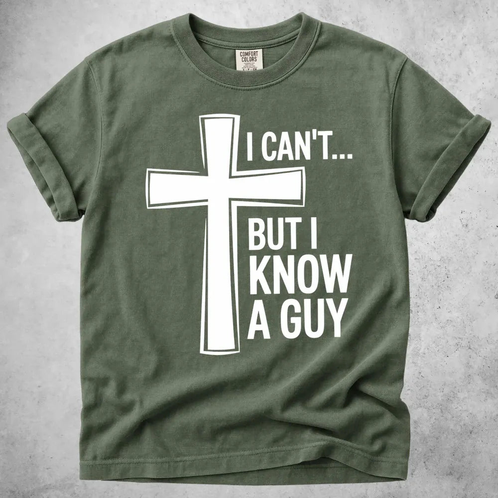 Printify T-Shirt Moss / S I Know a Guy T-Shirt