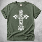 Printify T-Shirt Moss / S Jesus Saved My Life T-Shirt