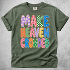 Printify T-Shirt Moss / S make heaven crowded funny T-Shirt