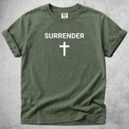 Printify T-Shirt Moss / S Surrender T-Shirt