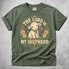 Printify T-Shirt Moss / S THE LORD IS MY SHEPHERD - T-Shirt