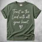 Printify T-Shirt Moss / S Trust in the Lord T-Shirt