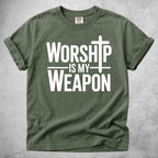 Printify T-Shirt Moss / S WORSHIP - T-Shirt