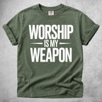 Printify T-Shirt Moss / S WORSHIP - T-Shirt