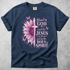 Printify T-Shirt Navy / M Blessed by God - T-Shirt