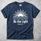 Printify T-Shirt Navy / S Be the Light