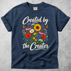 Printify T-Shirt Navy / S Created by the Creator T-Shirt