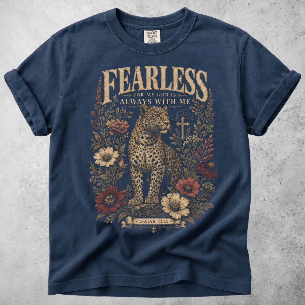 Printify T-Shirt Navy / S Fearless T-Shirt