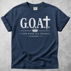 Printify T-Shirt Navy / S God Over All T-Shirt