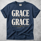 Printify T-Shirt Navy / S Grace Upon Grace T-Shirt