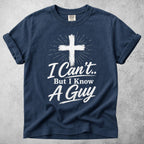 Printify T-Shirt Navy / S I Can't