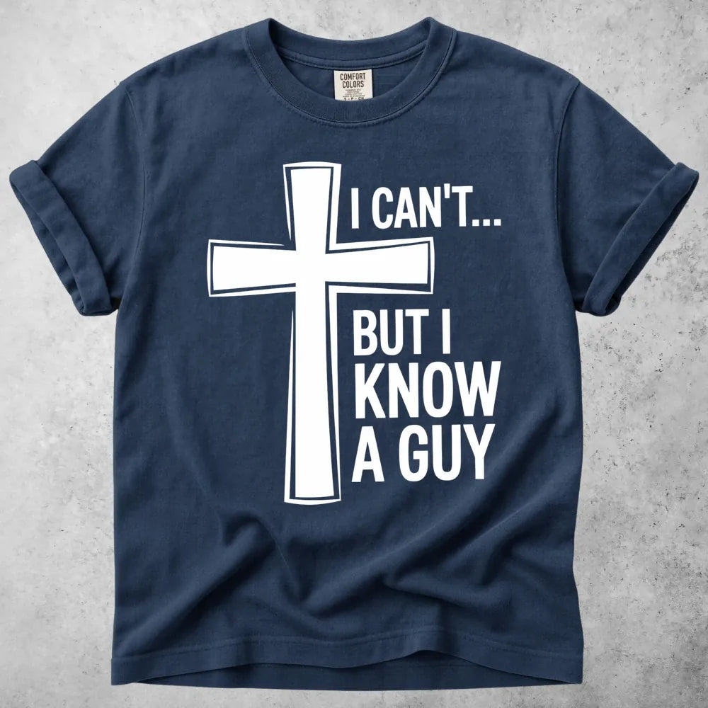 Printify T-Shirt Navy / S I Know a Guy T-Shirt