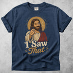 Printify T-Shirt Navy / S i saw that funny meme T-Shirt