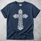 Printify T-Shirt Navy / S Jesus Saved My Life T-Shirt