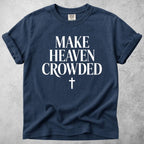 Printify T-Shirt Navy / S Make Heaven Crowded T-Shirt