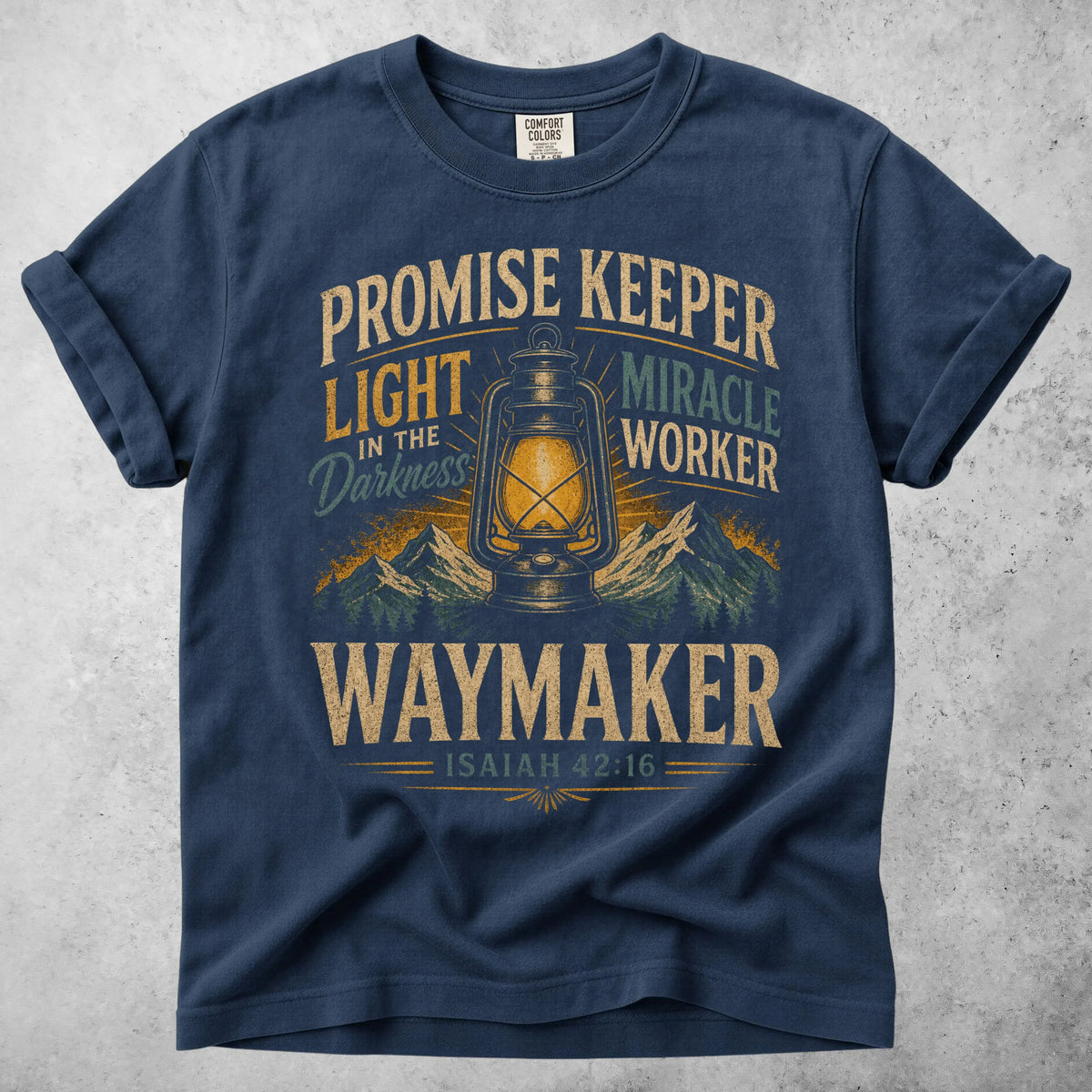 Printify T-Shirt Navy / S PROMISE KEEPER - T-Shirt