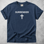Printify T-Shirt Navy / S Surrender T-Shirt