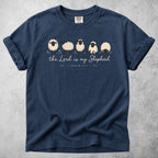 Printify T-Shirt Navy / S The Lord is My Shepherd T-Shirt