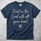 Printify T-Shirt Navy / S Trust in the Lord T-Shirt