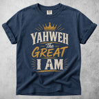 Printify T-Shirt Navy / S YAHWEH The GREAT I AM T-Shirt