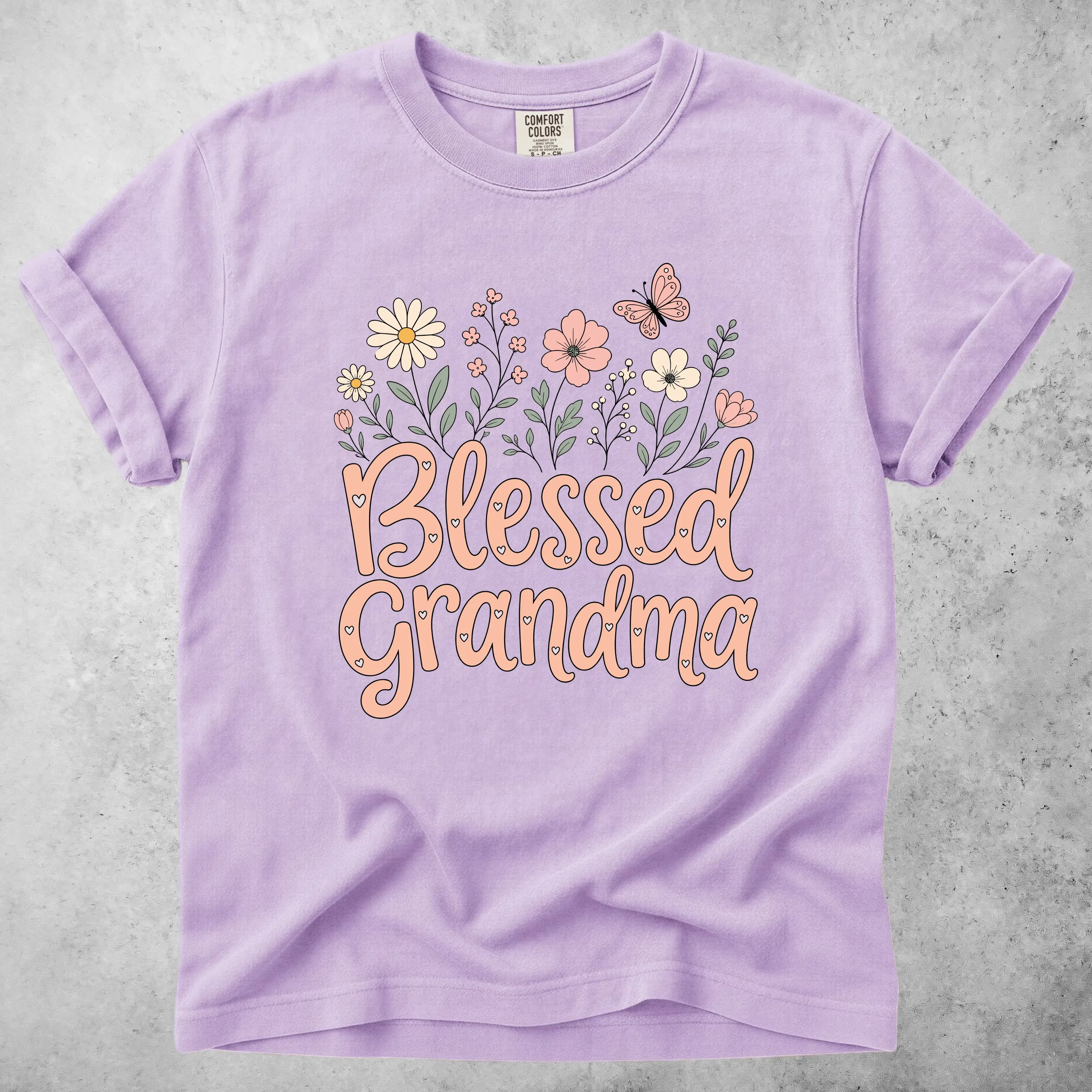 Printify T-Shirt Orchid / S Blessed Grandma T-Shirt