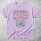 Printify T-Shirt Orchid / S JESUS LOVES YOU T-Shirt