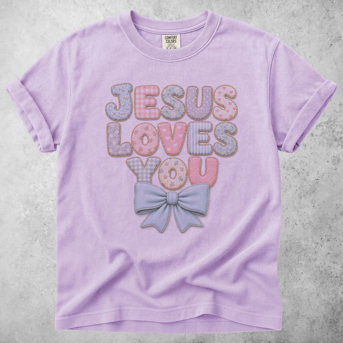 Printify T-Shirt Orchid / S JESUS LOVES YOU T-Shirt