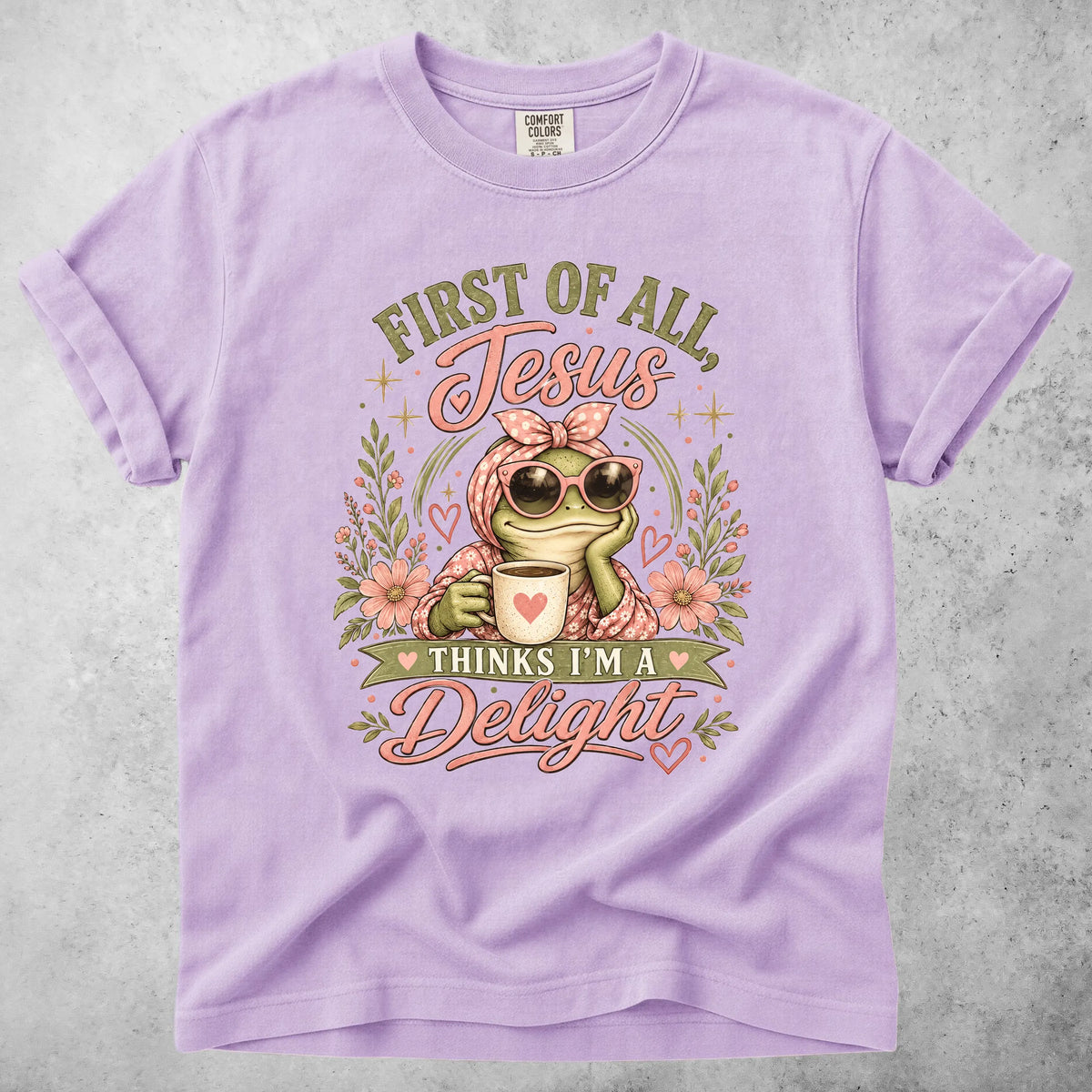 Printify T-Shirt Orchid / S Jesus Thinks I’m a Delight - Shirt