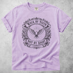 Printify T-Shirt Orchid / S Walk by Faith Not by Sight – 2 Corinthians 5:7 T-Shirt