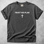Printify T-Shirt Pepper / M Trust His Plan - T-Shirt